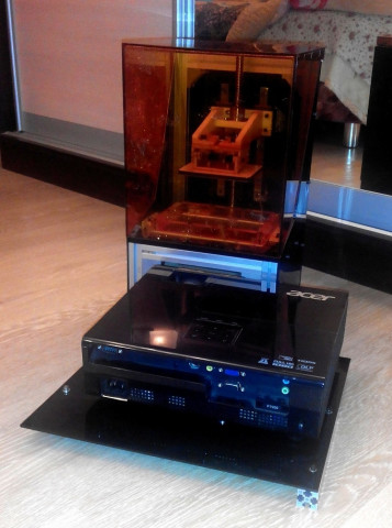 DLP 3D принтер с проектором
