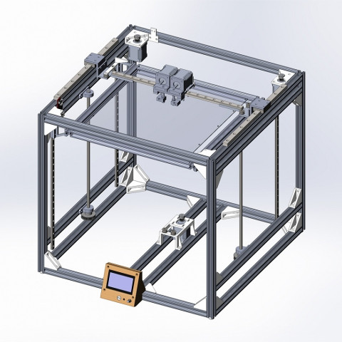 Продам незаконченный проект 3D-принтера "кубика" H-Bot