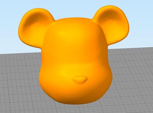 Медведь BearBrick 3D модель для печати