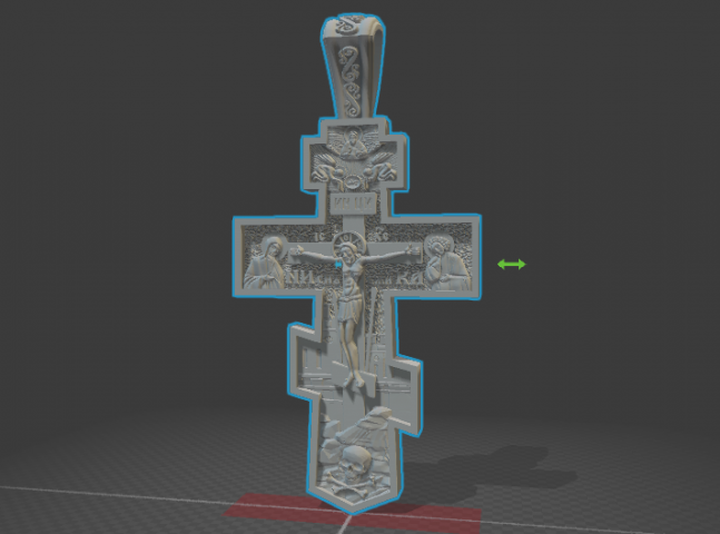 Православный Крест 3D 