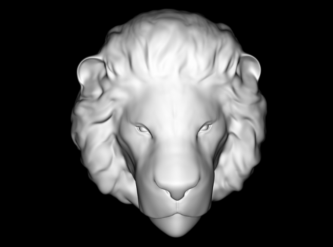 Лев. Голова льва