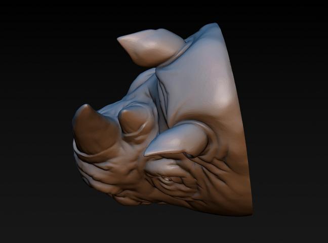 Голова носорога (Rhino head)