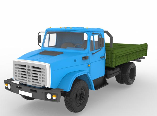 Модель грузовика ЗИЛ 4333