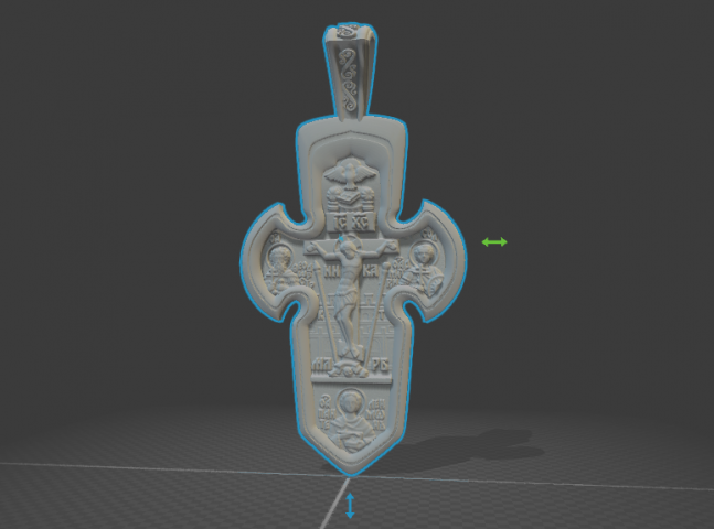 Православный Крест (5) 3D 