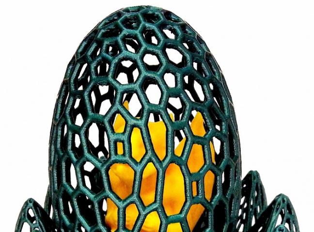 Драконье яйцо в гнезде/Nest Egg Dragon style Voronoi