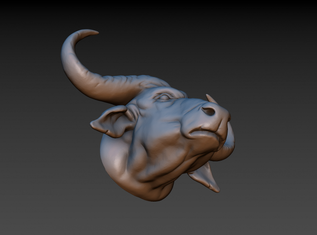 Голова африканского буйвола (Голова быка)