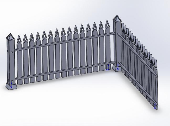 забор- штакетник