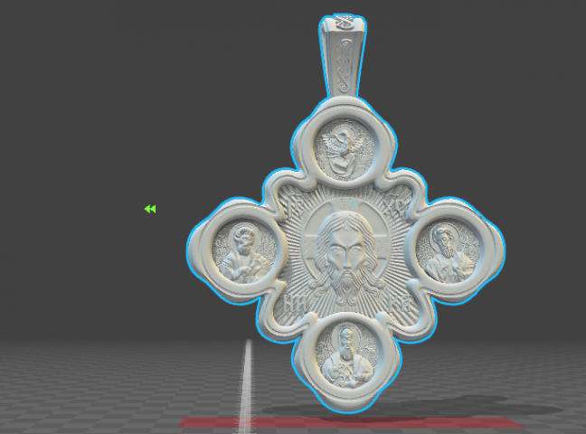 Православный Крест (14) 3D 