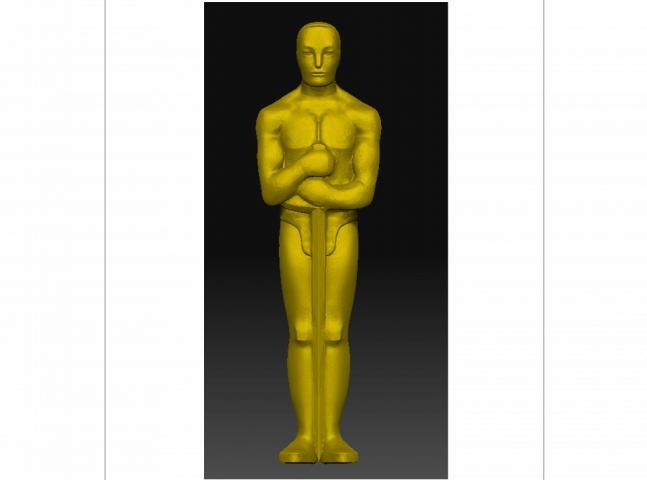 3D модель статуэтка Оскар