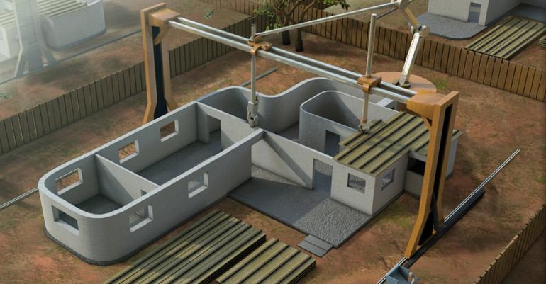 3D-печать зданий поможет с жилищными проблемами