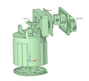 Компрессор для точечного обдува модели.