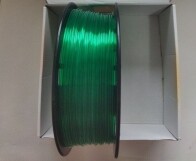 Печальный зеленый полупрозрачный PETG+ от LIDER 3D (акция "Пластик за обзор")