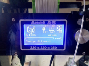 Рамка на экран принтера Anet A6