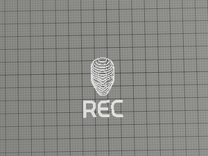 Логотип REC без подставки