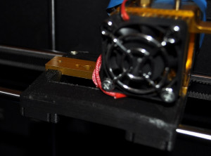 Каретка держатель двух экструдеров оси Х 3d принтера Mbot Grid II