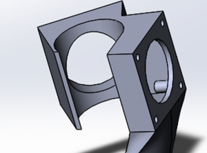 Обдув экструдера E3D v6 для Delta 3D принтера