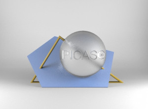 Откорректированная модель Picaso 3D Logo на конкурс