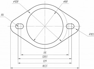 Проставка задней стойки Subaru Forester SH