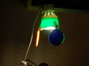 Светильник с светофильтрами