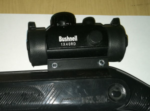 Крепление коллиматорного прицела Bushnell для пневматической винтовки ИЖ-38С