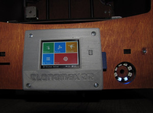 Крепление сенсорного экрана JZ-TS24-2 + стилуса на корпус Ultimaker plasmaska edition