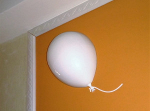 Воздушный шарик как декор