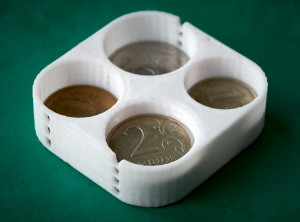 Монетница карманная (10, 5, 2, 1 руб.)