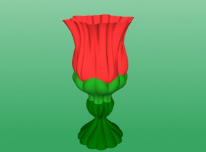 Две вазы-цветка