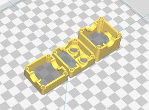 Ultimaker 2 (Extended, +) Print Head (Top, Middle, Bottom parts)