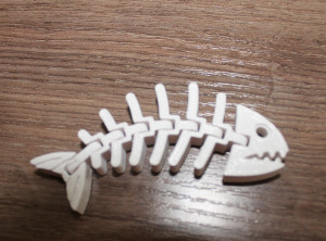 fish fossilz(скелет рыбки)