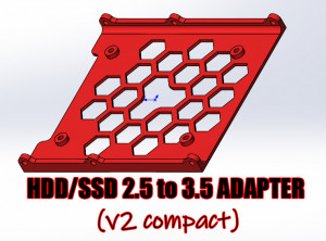 HDD/SSD переходник 2.5 на 3.5 (V2 compact)