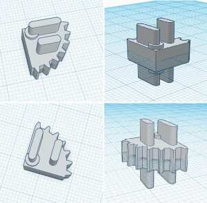 Шестеренка крышки умного мусорного ведра