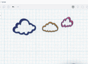 тучки,звезочки. вырубка формочка для пряника печенья ,мастики бесплатно