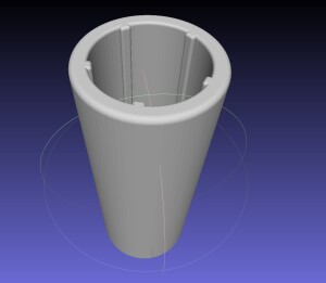 Адаптер для аккумулятора 18650 в китайский фонарь