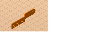 Кронштейн заднего колеса самолета