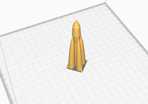 Упрощённая модель ракеты Р7 для печати