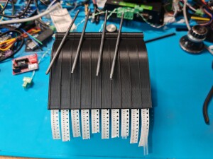 Касса для хранения лент электронных компонентов.