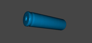 3d модель самого аккумулятор 18650