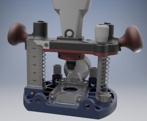 Фрезерная платформа для бор машины фирмы Proxxon.