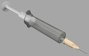 Медицинский шприц 5 мл.