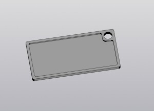 Брелок. Корпус для карты Подорожник