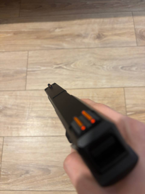 Мушка и целик под оптоволокно для Cyma cm127