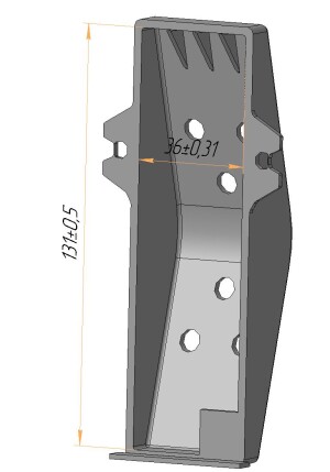 Чехол для ножей ледобур на 130мм