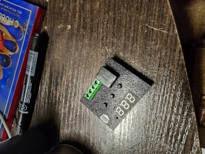 Корпус китайского терморегулятора w1209