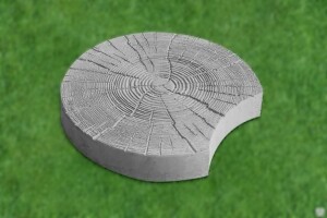 Форма для плитки тротуарной "пенек"