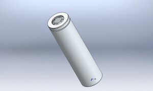 Аккумулятор 18650 Li-ion модель для моделирования и макетирования STEP, STL и SolidWorks
