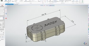 Кейс для дозиметра RADEX Obsidian