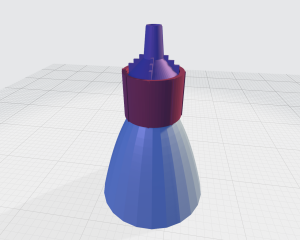 Воронка фильтр на ватных дисках