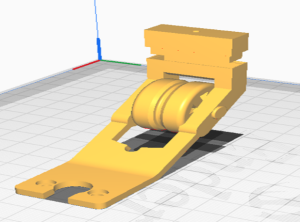 3D модель фильтр и держатель филамента