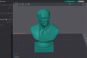 Советский ученый, бюст.